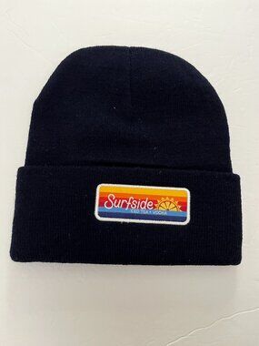 Surfside Iced Tea And Vodka Black Winter Ski Cap